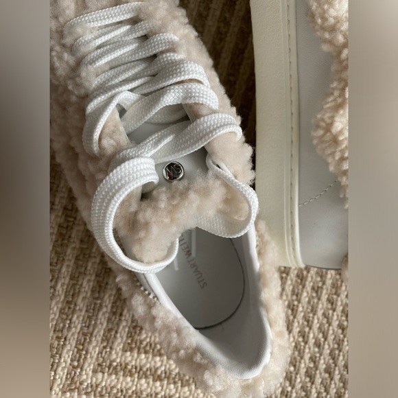 Stuart Weitzman ALL NEW leather sneakers - Picture 6 of 9
